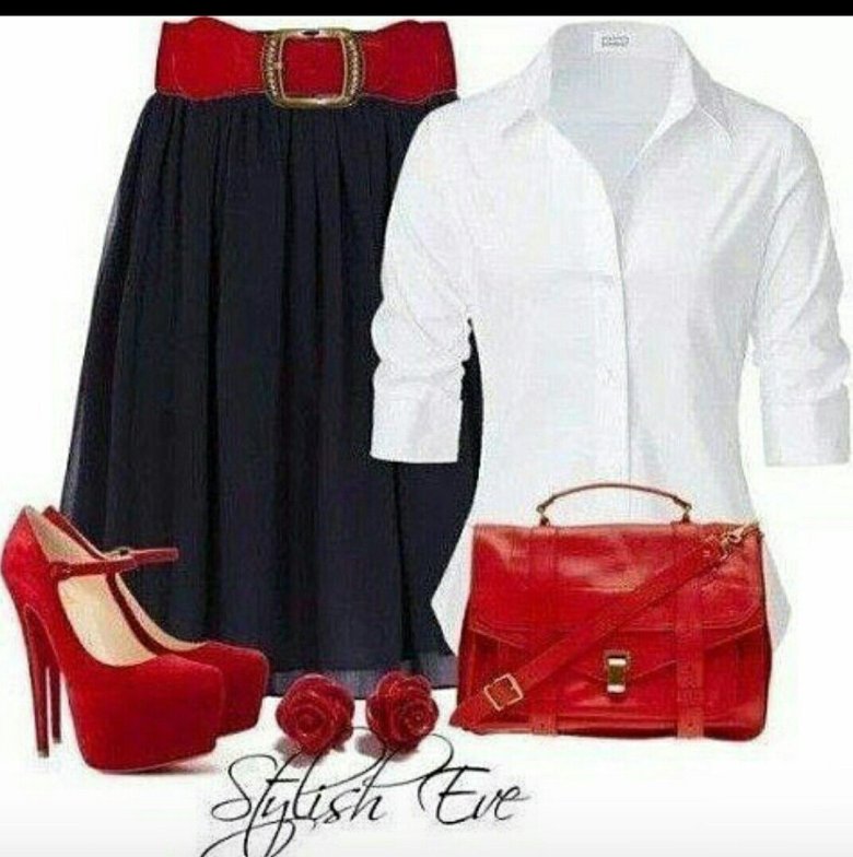 Червоні аксесуари в одязі