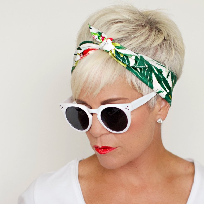 Пов'язка на голову на коротке волосся