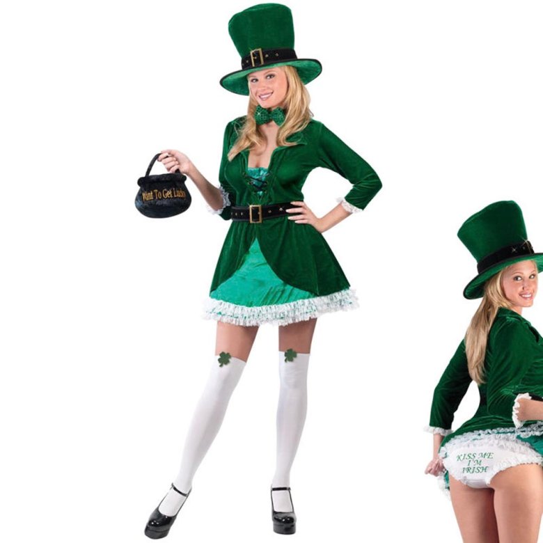 День Святого Патріка Лепрекон костюм