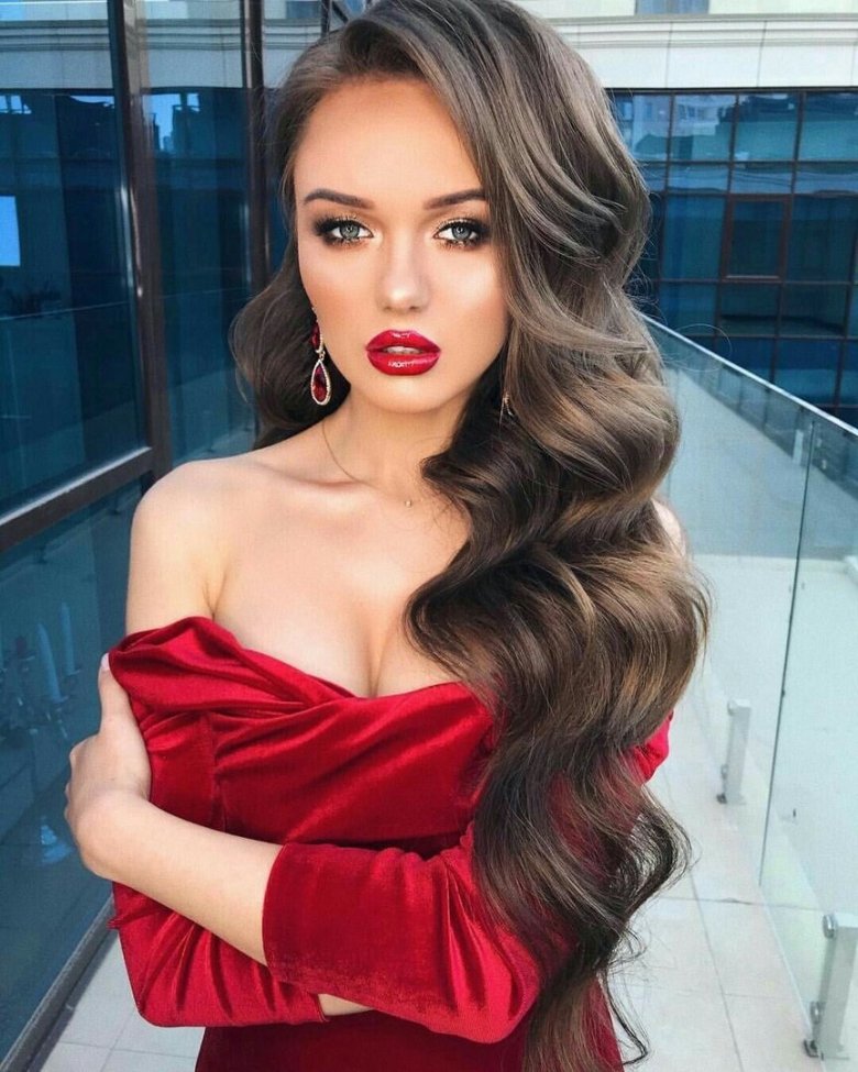 Великі хвилі зачіска - 73 фото