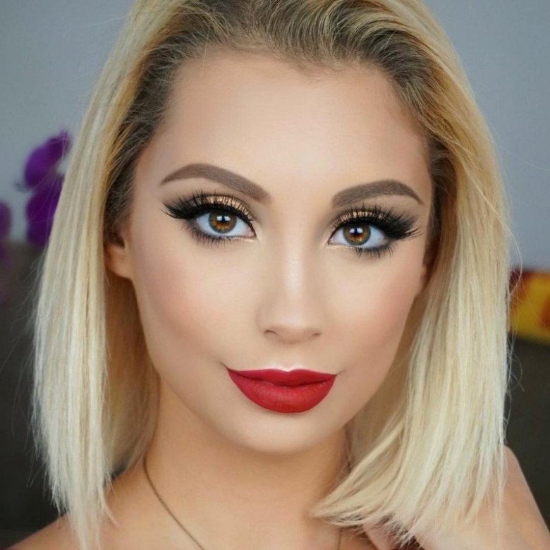 Вечірній макіяж для блондинок