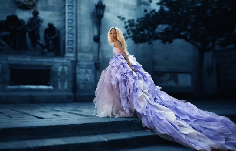 Фотосесія у фіолетовому кольорі