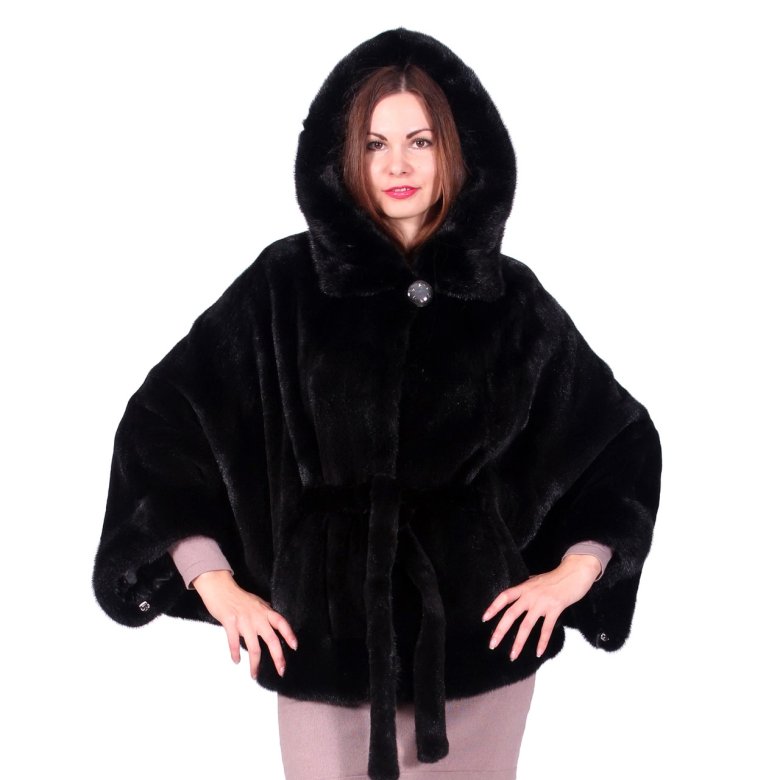 Шуба норкова манто