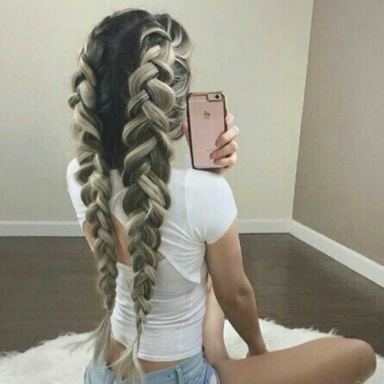 Милі зачіски на довге волосся
