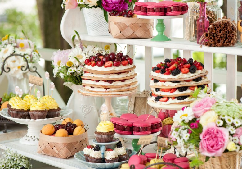 Чайний стіл на весіллі