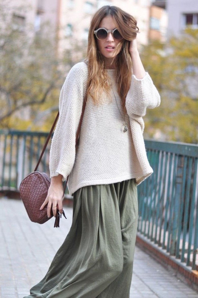 Спідниця максі пліссе персикова