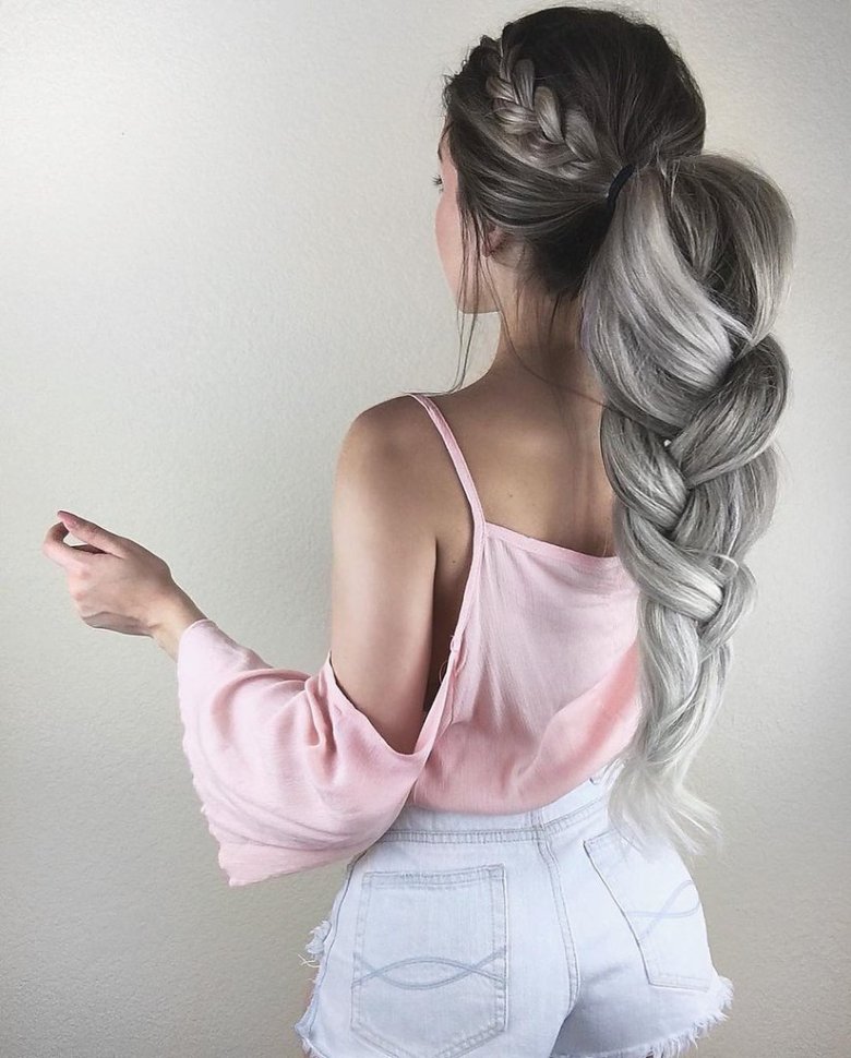 Слов'янські коси на довге волосся