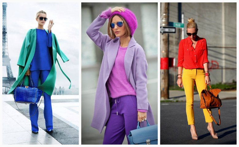 Незвичайні поєднання кольорів в одязі