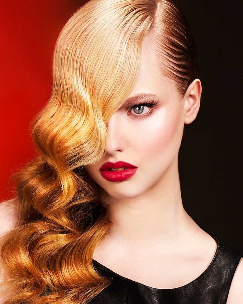 Зачіска великі хвилі