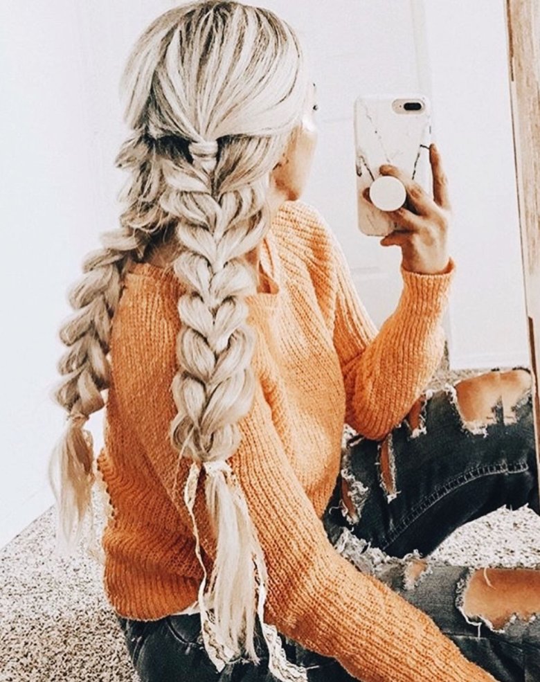 Зачіска коса корона