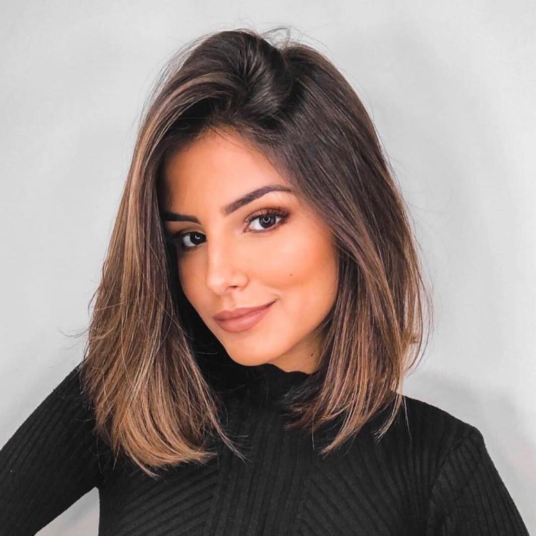 Long Bob з чубчиком