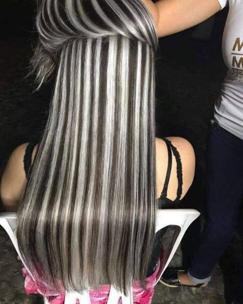 Мелірування на темне волосся