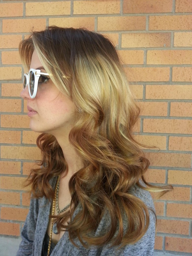 Карамель Каскад балаяж