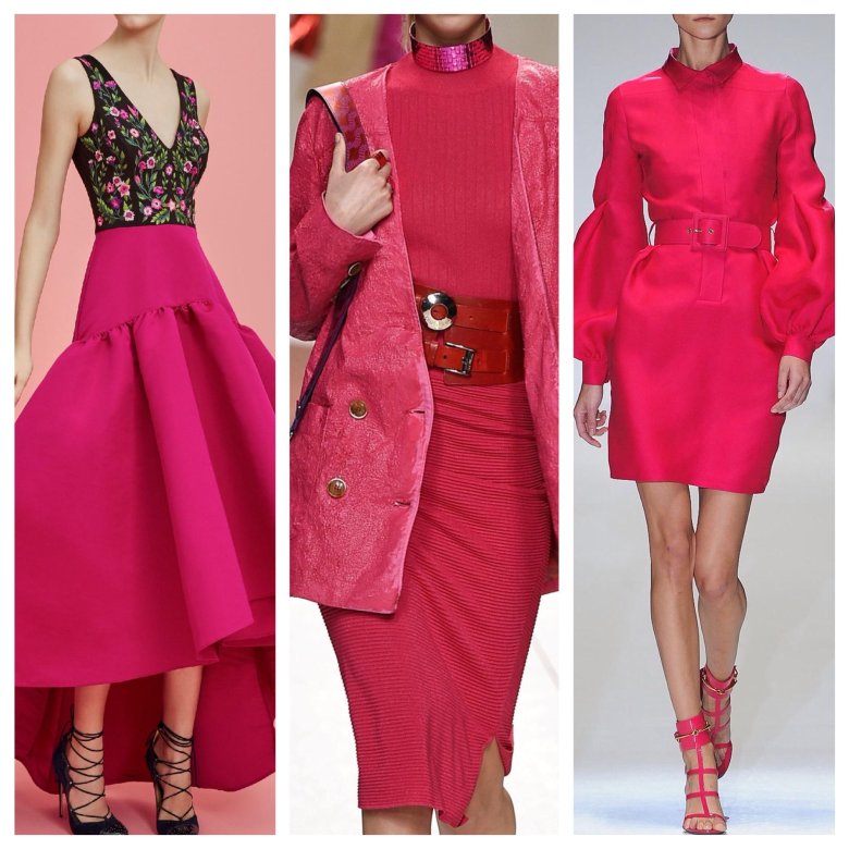 Малиновий колір в одязі