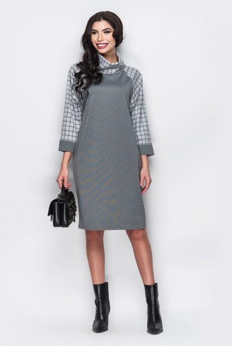 Комбіновані сукні для повних