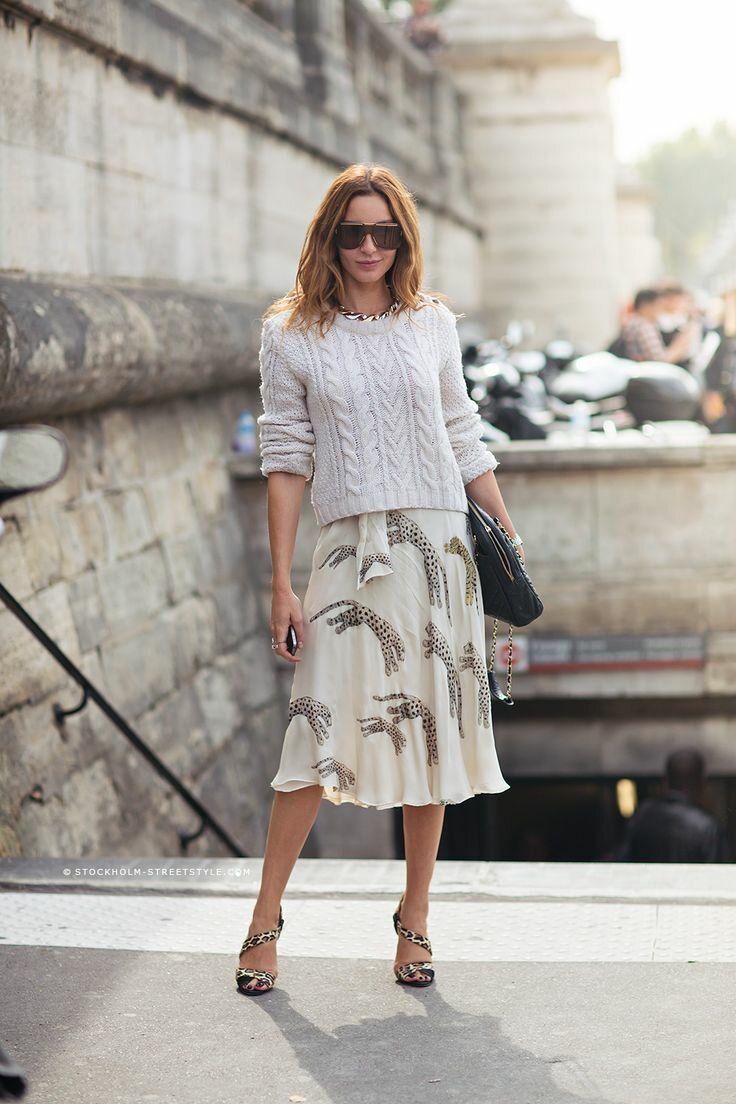 Шифонова спідниця бежева