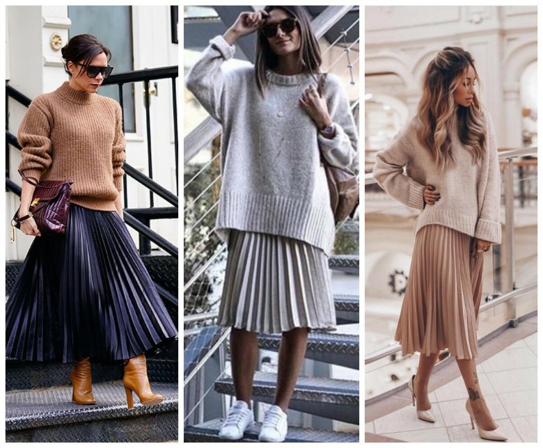 Плісована спідниця максі чорна