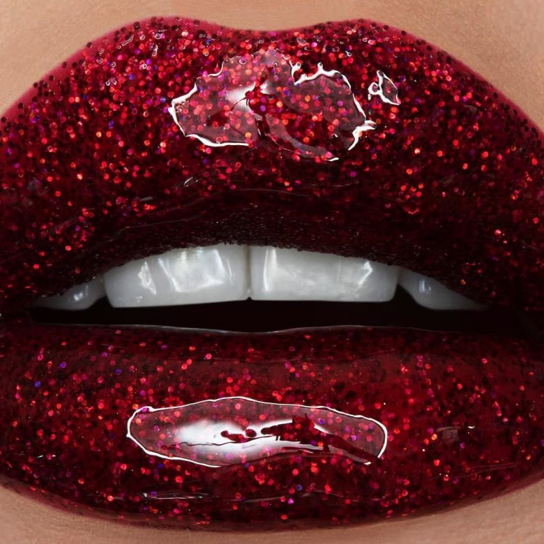 Помада з блискітками