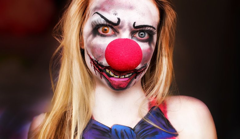 Яскравий макіяж для Хеллоуїна