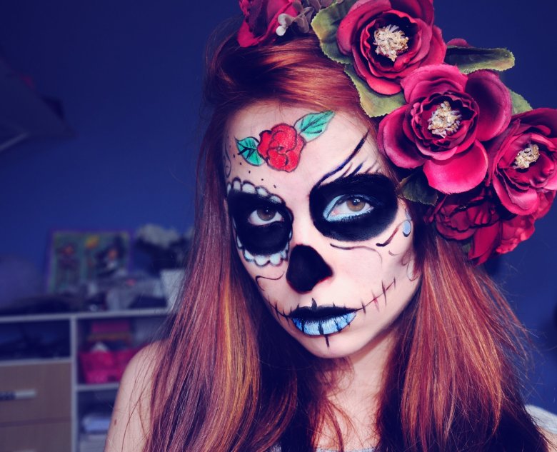 Макіяж на Хеллоуїн Джокер дівчина