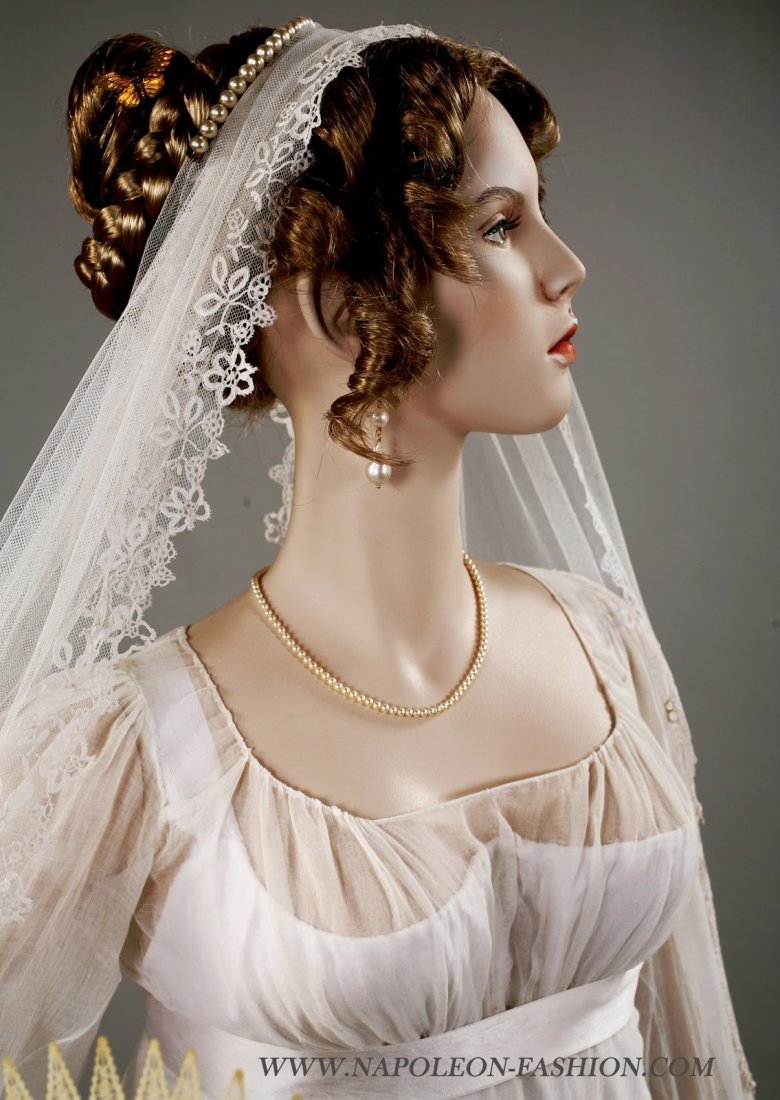 Весільні зачіски 19 століття