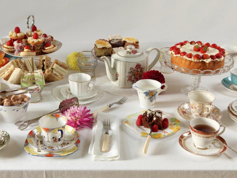 Весільний чайний стіл - 41 фото