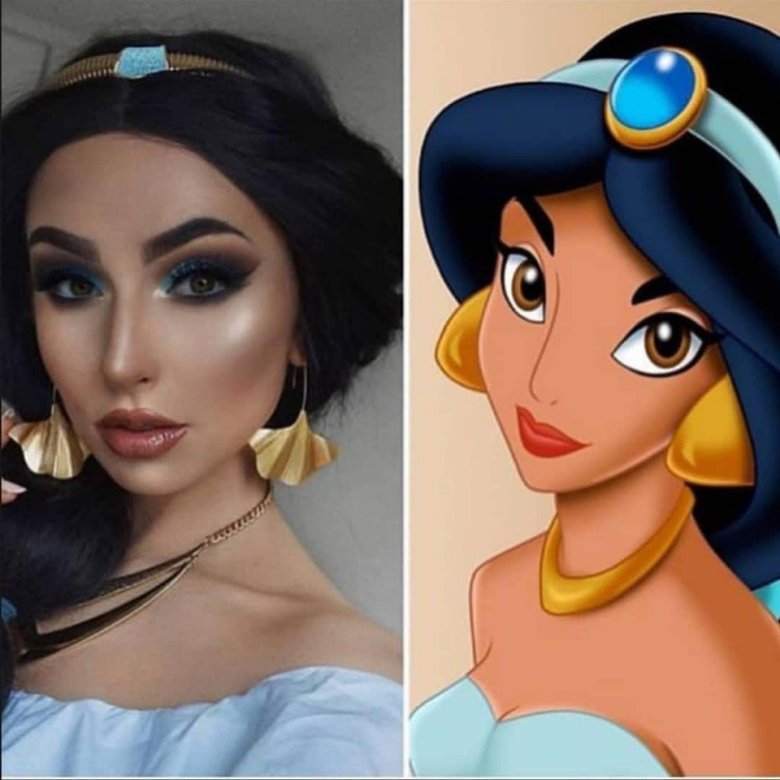 Макіяж Жасмін з Алладіна