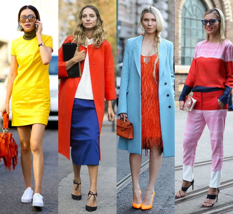 Стиль одягу у яскравих тонах