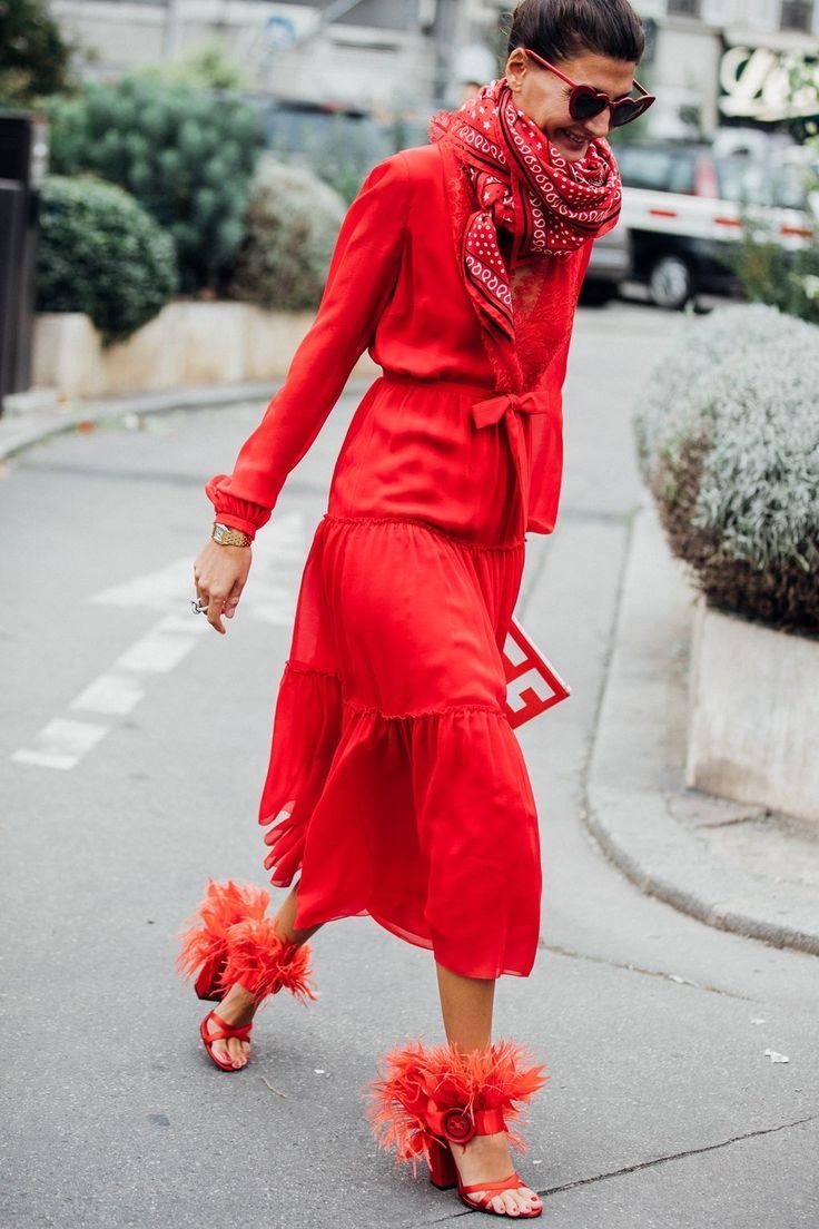 Червоний total look