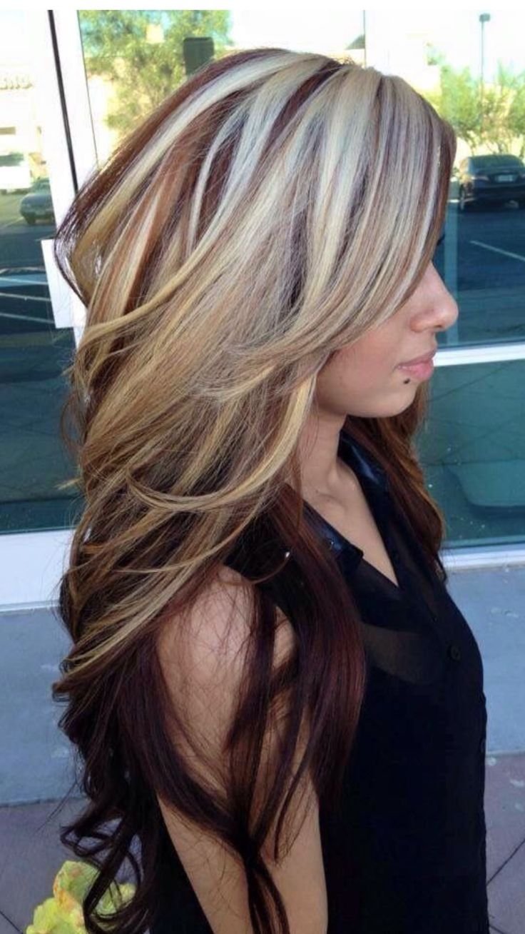 Чорно біле мелірування