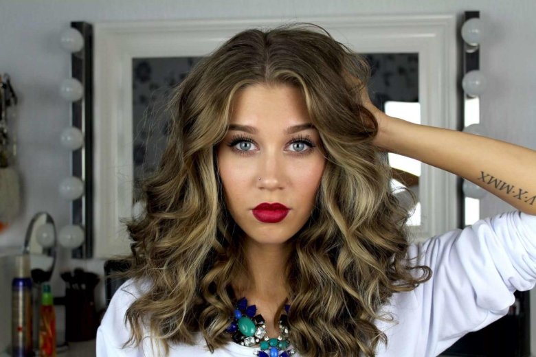 Великі хвилі зачіска - 73 фото