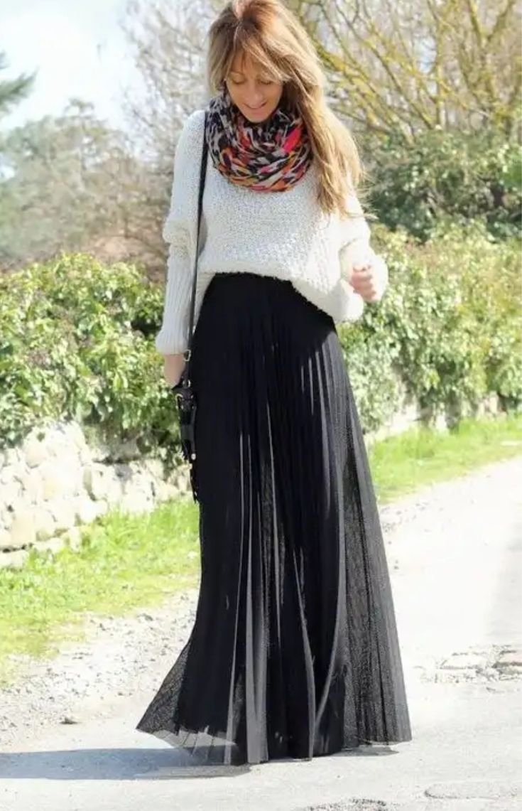 Светр оверсайз зі спідницею