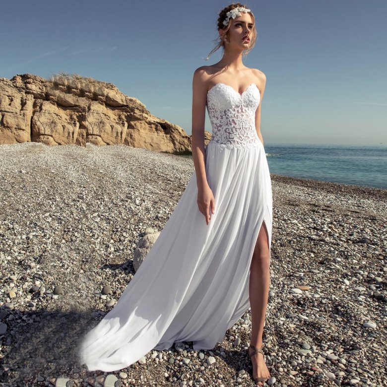 Весільне плаття для моря