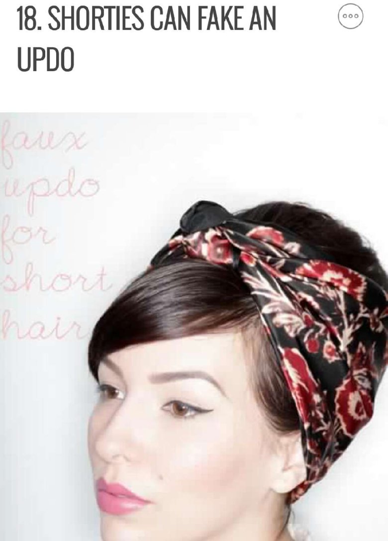 Зачіски з хусткою на коротке волосся