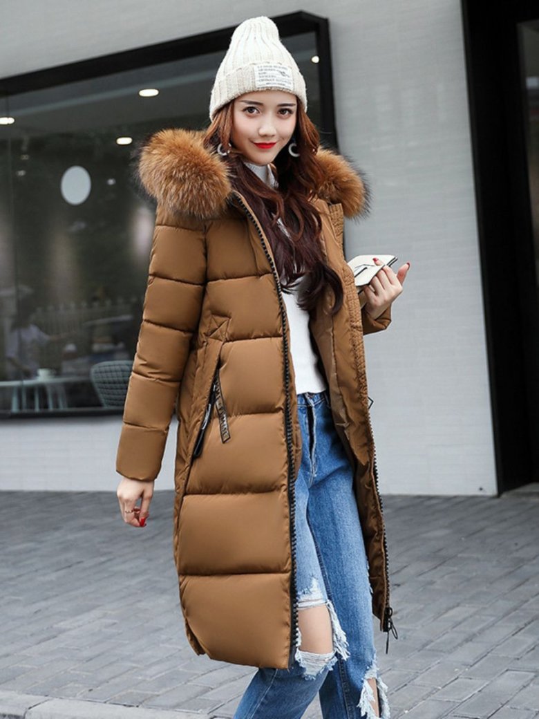 Модні зимові куртки довгі