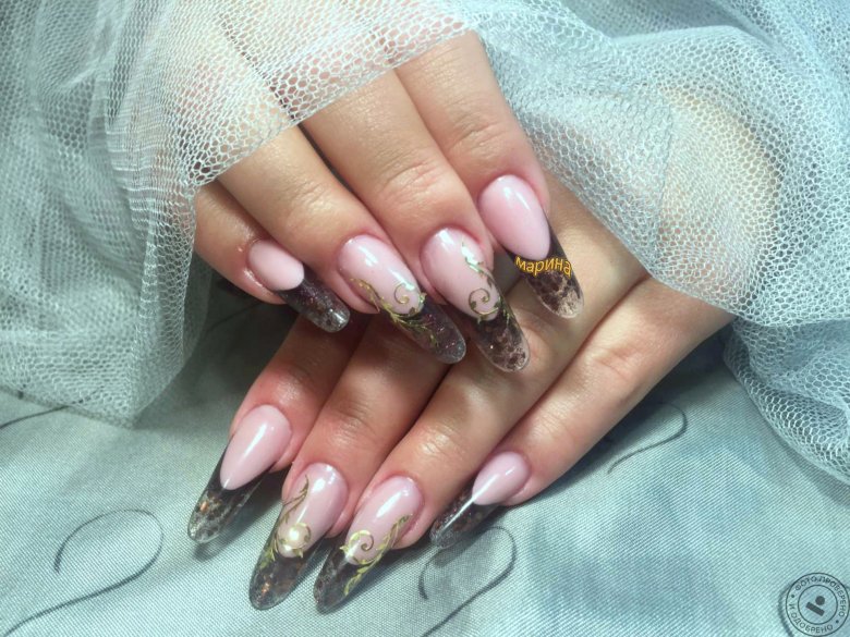 Нарощування викладної френчі