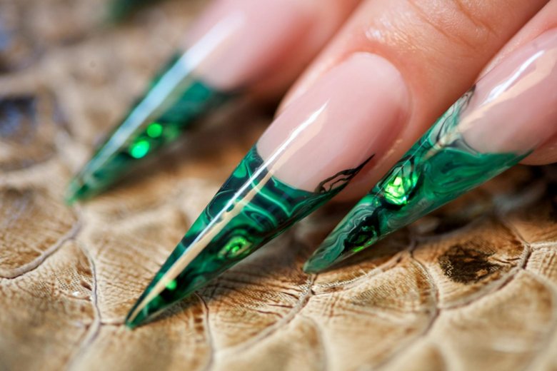 Вітражний френч гелем