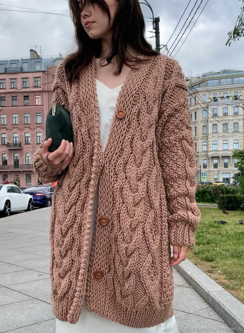 Вязаные кардиганы