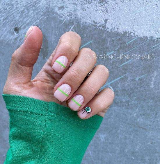 Весняний манікюр на короткі нігті: фото, красивий дизайн.