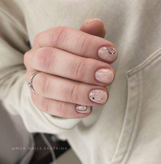 Весняний манікюр на короткі нігті: фото, красивий дизайн.