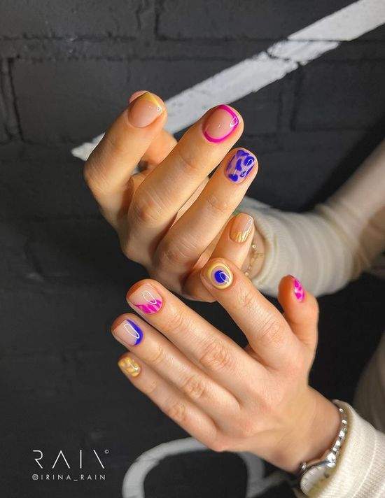 Весняний манікюр на короткі нігті: фото, красивий дизайн.