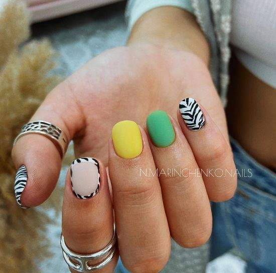 Весняний манікюр на короткі нігті: фото, красивий дизайн.