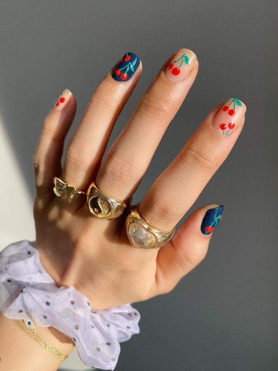 Весняний манікюр на короткі нігті: фото, красивий дизайн.