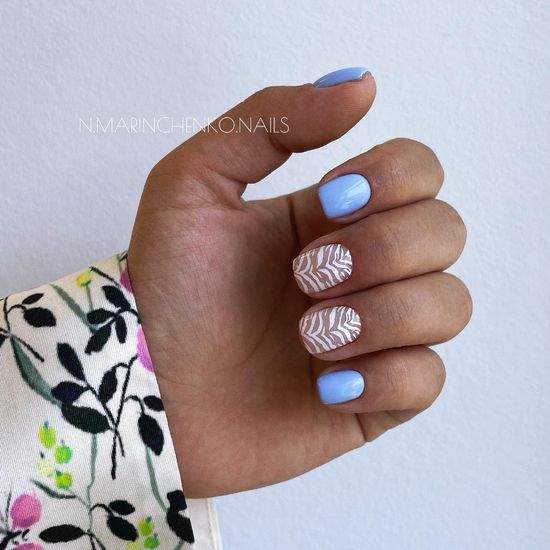 Весняний манікюр на короткі нігті: фото, красивий дизайн.