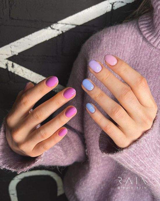 Весняний манікюр на короткі нігті: фото, красивий дизайн.