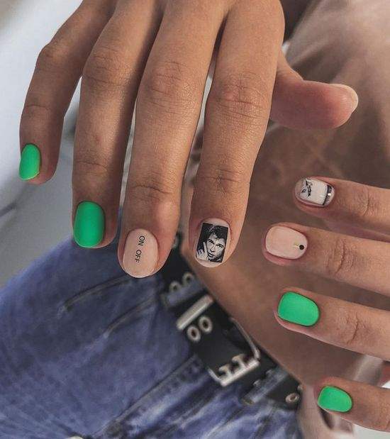 Весняний манікюр на короткі нігті: фото, красивий дизайн.