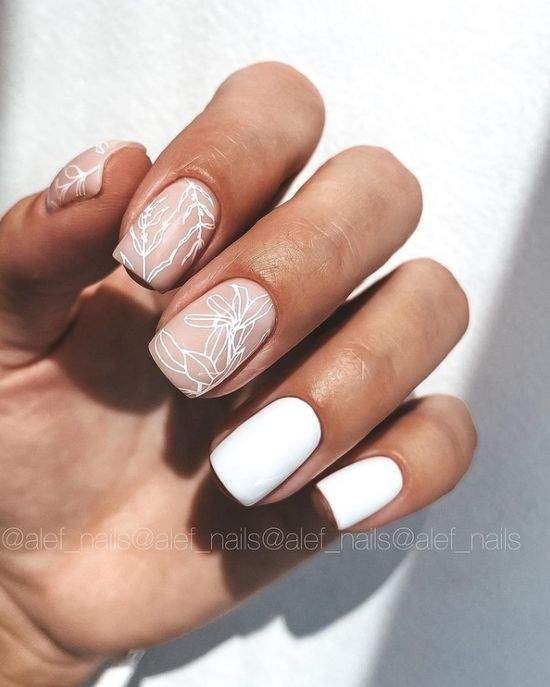 Весняний манікюр із квітами: актуальний дизайн