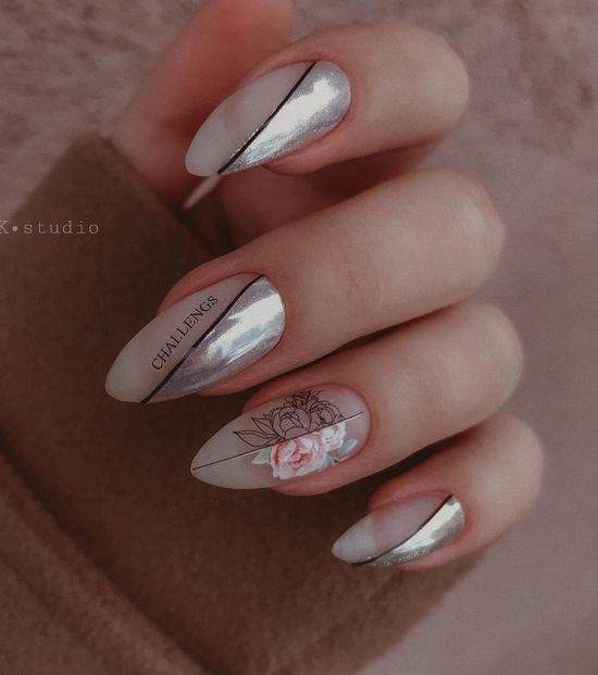 Весняний манікюр із квітами: актуальний дизайн