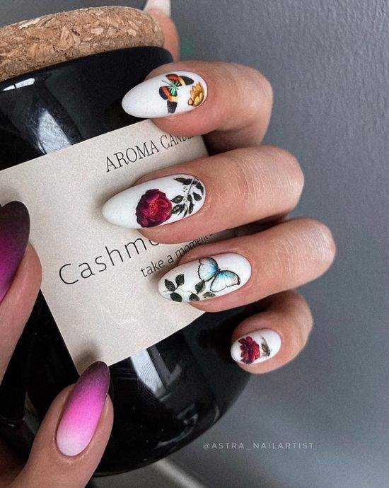 Весняний манікюр із квітами: актуальний дизайн