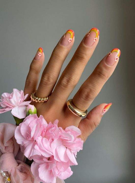 Весняний манікюр із квітами: актуальний дизайн